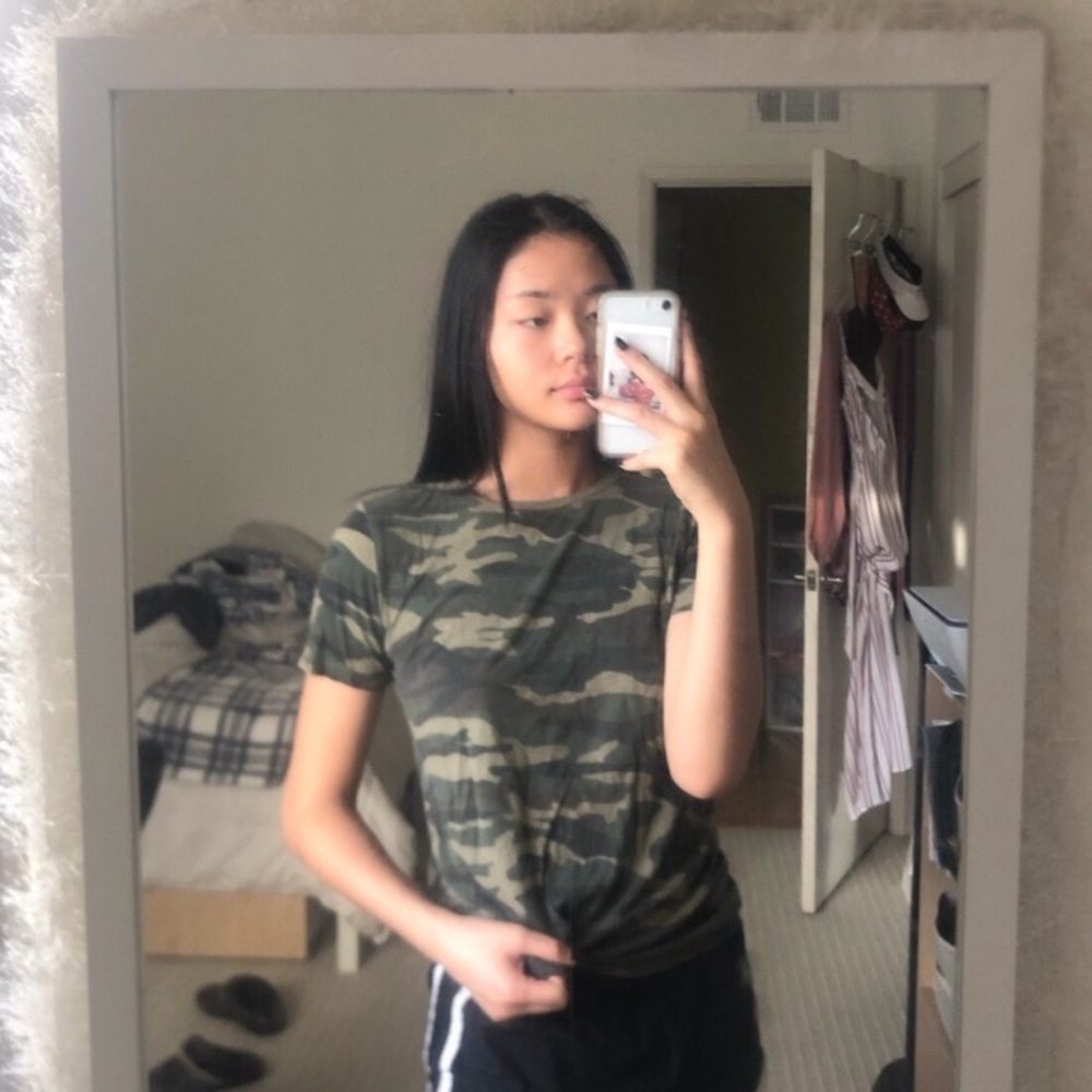 Forever 21 camo tee shirt